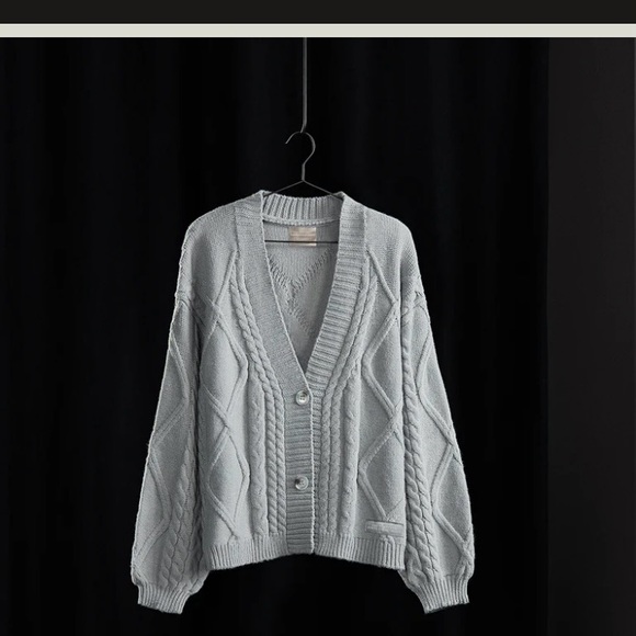 SHIPS IN 24 HRS! Taylor Swift Tortured Poets Dept Cardigan TTPD M / L NEW!! - Picture 5 of 8